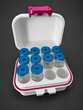 Estojo Porta Ampolas e Frascos 3ml – Organizador com 12 Espaços, Compacto e Resistente