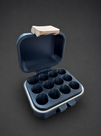 Estojo Porta Ampolas e Frascos 3ml – Organizador com 12 Espaços, Compacto e Resistente